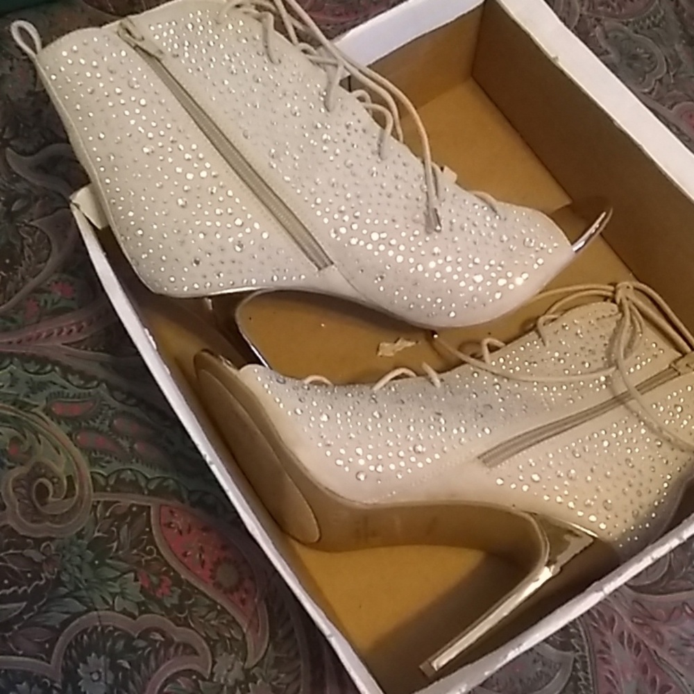 Dazzling ankle heels